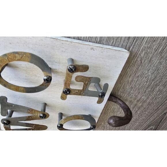 2 Mudpie WALK WOOF Iron Hook Dog Leash Hanger HANGERS - Picture 11 of 11